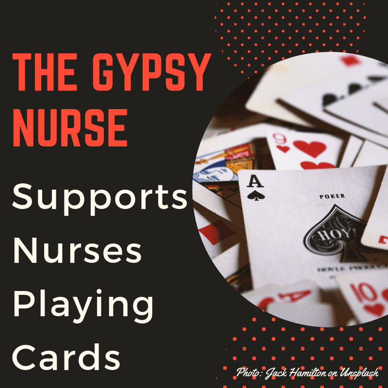 nurses playing cards